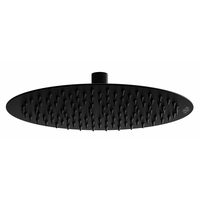 Sprchová dešťová hlavice MAXMAX MEXEN SLIM - kulatá - 25 cm - černá, 79225-70
