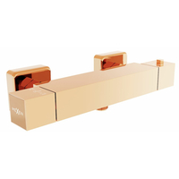 Termostatická baterie MAXMAX MEXEN CUBE - rose gold, 77200-60