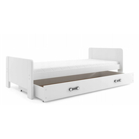 Dětská postel DAREK se šuplíkem 200x80 cm - bílá