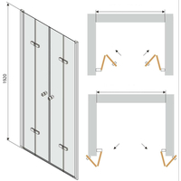 Sprchové dveře MAXMAX LIMA DUO 150 cm