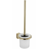 Závěsná WC štětka MAXMAX MEXEN LEA - kov/sklo - zlatá, 7026050-50