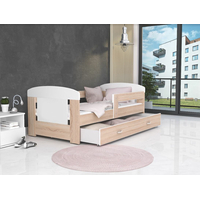 Dětská postel se šuplíkem PHILIP - 160x80 cm - sonoma