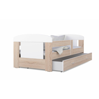 Dětská postel se šuplíkem PHILIP - 140x80 cm - sonoma