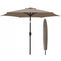 Zahradní slunečník ORLANDO 300 cm - s kloubem - béžový