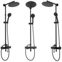 Sprchová souprava REA ALDI s výtokem do vany - černá