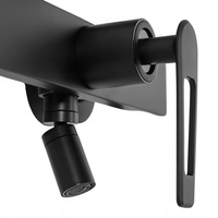 Sprchová souprava REA ALDI s výtokem do vany - černá