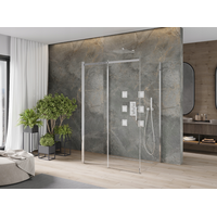 Sprchový kout na stěnu MEXEN OMEGA 100x80 cm - 3 strany