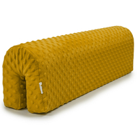Chránič na dětskou postel MINKY 80 cm - hořčicově žlutý