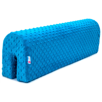 Chránič na dětskou postel MINKY 70 cm - modrý tyrkysový