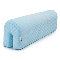 Chránič na dětskou postel MINKY 100 cm - světle modrý