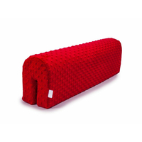 Chránič na dětskou postel MINKY 50 cm - červený