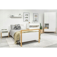 Dětská postel bez šuplíku VIKTOR - bílá 180x80 cm