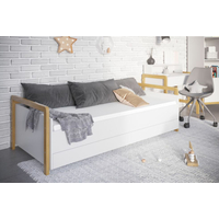 Dětská postel/pohovka se šuplíkem VIKTOR - bílá 180x80 cm