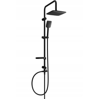 Sprchová kovová tyč s ruční a dešťovou sprchou MEXEN SVEN - 95 cm - černá, 78262-70