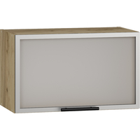 Závěsná kuchyňská skříňka VITO se skleněnou vitrínou - dub craft - 60x36x30 cm