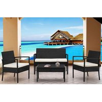 Zahradní ratanový nábytek JAMAICA set 4ks šedý