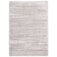 Plyšový koberec EXTRA - stříbrný