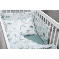 Dětské bavlněné povlečení do postýlky 120x90 cm BABYMAM PREMIUM - Mořský svět