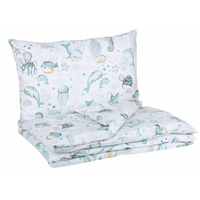 Dětské bavlněné povlečení do postýlky 120x90 cm BABYMAM PREMIUM - Mořský svět