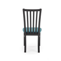 Jídelní židle GARY - černá/tmavě zelená