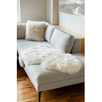 Kusový koberec SHEEP - bílý - imitace zvířecí kožešiny