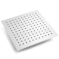 Sprchová dešťová hlavice YOKA SLIM - hranatá - 25 cm - chromová