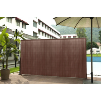 Clona na plot - imitace bambusu - 180x500 cm světle šedá