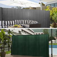 Clona na plot - imitace bambusu - 180x500 cm světle šedá