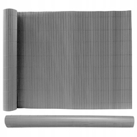 Clona na plot - imitace bambusu - 180x500 cm světle šedá