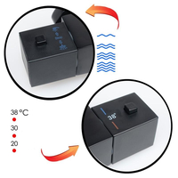 Sprchová nástěnná termostatická baterie THERMO - černá