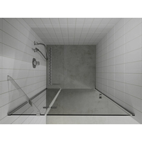 Sprchové dveře MEXEN ROMA 100 cm - grafitové sklo