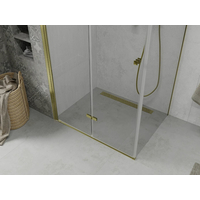 Sprchový kout MEXEN LIMA - 90x70 cm - zlatý