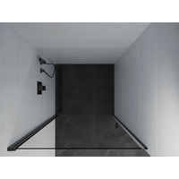 Sprchové dveře MEXEN PRETORIA black 90 cm