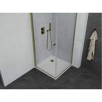 Sprchový kout MEXEN PRETORIA 90x90 cm - zlatý