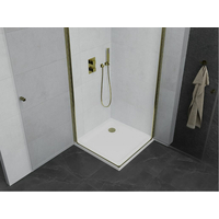 Sprchový kout MEXEN PRETORIA DUO 90x70 cm - zlatý