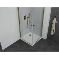 Sprchový kout MEXEN PRETORIA DUO 90x70 cm - zlatý