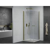 Sprchový kout MEXEN PRETORIA DUO 80x70 cm - zlatý