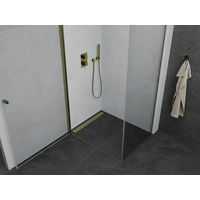 Sprchový kout MEXEN PRETORIA 90x80 cm - zlatý