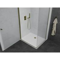 Sprchový kout MEXEN PRETORIA 90x80 cm - zlatý