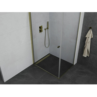 Sprchový kout MEXEN PRETORIA 80x90 cm - zlatý