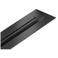 Sprchový žlab MAXMAX Mexen FLAT 360 SUPER SLIM - černý, 1751130