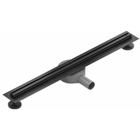 Sprchový žlab MAXMAX Mexen FLAT 360 SLIM - černý