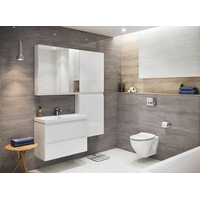 Koupelnová závěsná skříňka se zrcadlem CERSANIT - MODUO - BÍLÁ 80x40 (S590-032-DSM)