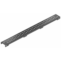 Sprchový žlab MAXMAX Mexen GREEK BLACK - černý