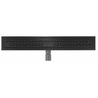 Sprchový žlab MAXMAX Mexen GREEK BLACK - černý