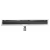 Sprchový žlab MAXMAX Mexen BLACK GLASS, skleněný kryt