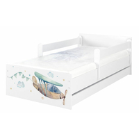 Dětská postel MAX - 180x90 cm - DO NEBES - bílá