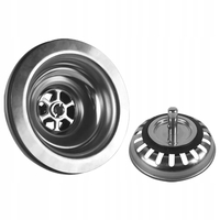 Kuchyňský granitový dřez REA NORTH - 48,5 x 59,5 cm - černý kropenatý