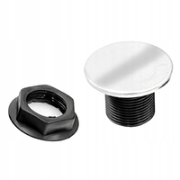 Kuchyňský granitový dřez REA NORTH - 48,5 x 59,5 cm - černý kropenatý