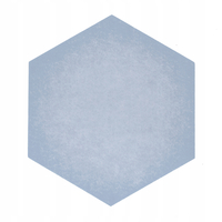 Samolepící filcové panely na zeď HEXAGON - 7 ks - modré